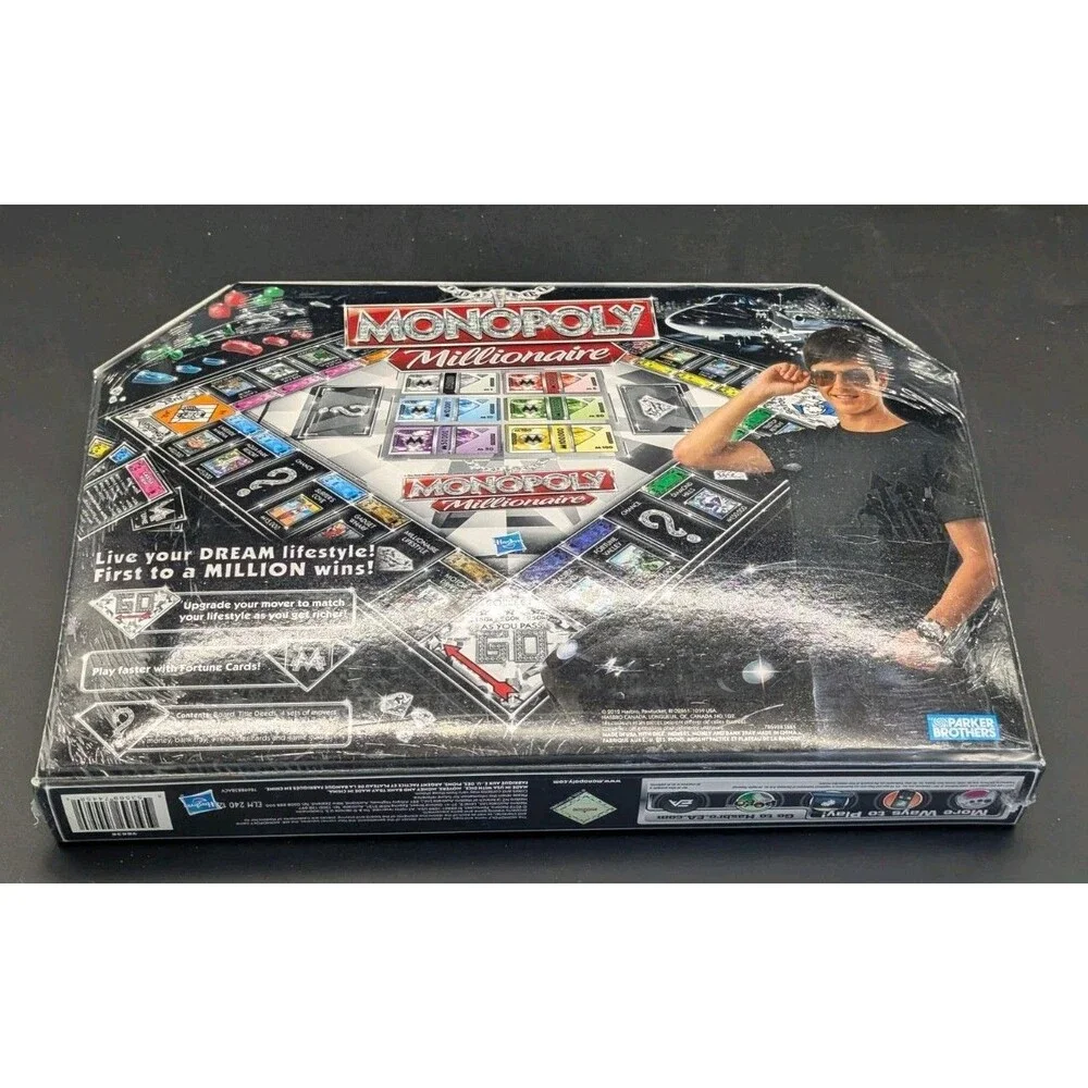Monopoly Millionaire Edition 2012 Board Game by Hasbro Ages 8+ New Complete Game
